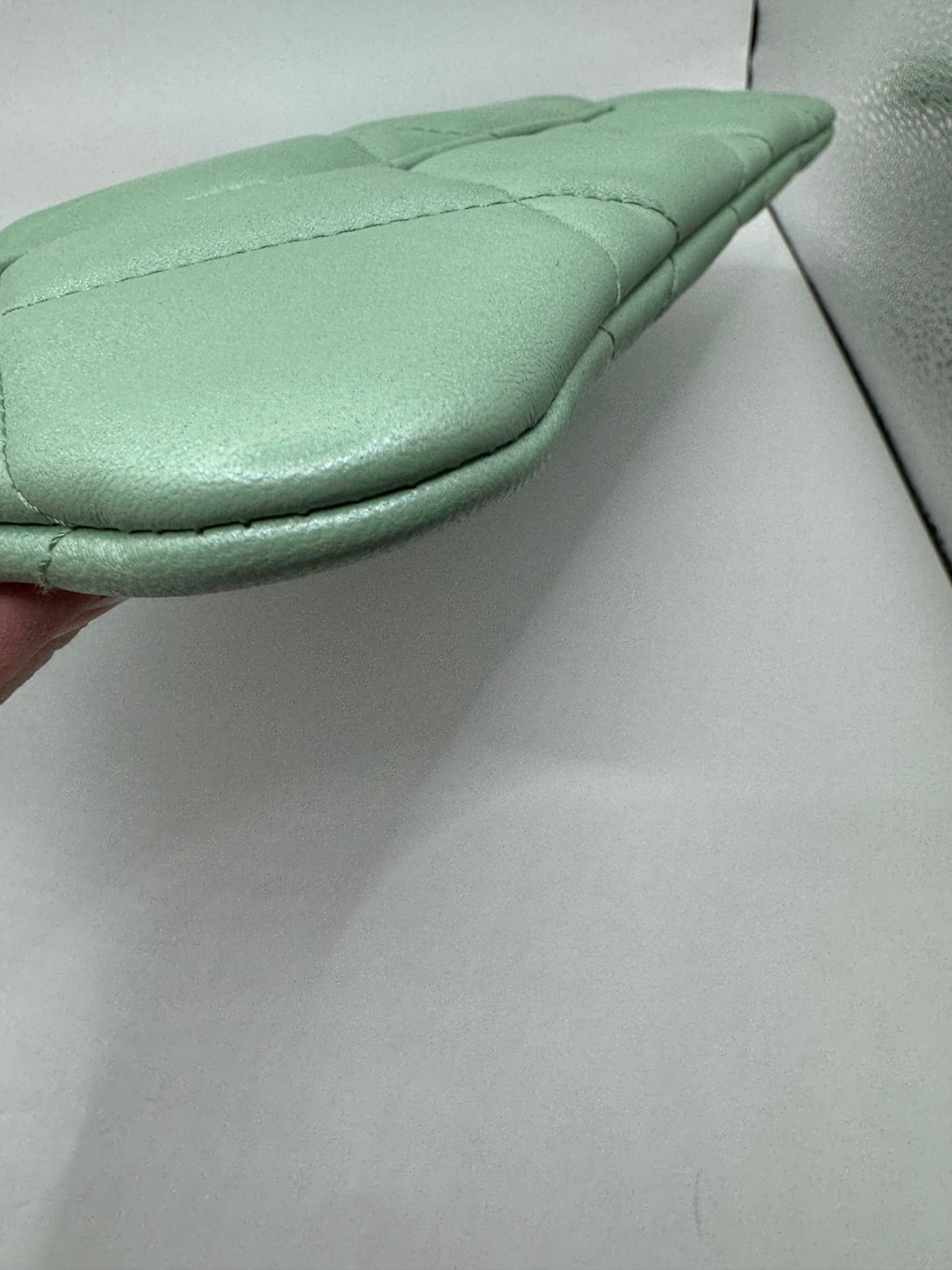 Chanel 19 Mint Pearl Envelope Pouch