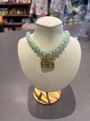 Gucci Upcycled Mint Candy Necklace