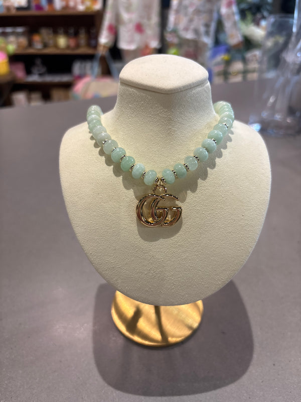 Gucci Upcycled Mint Candy Necklace