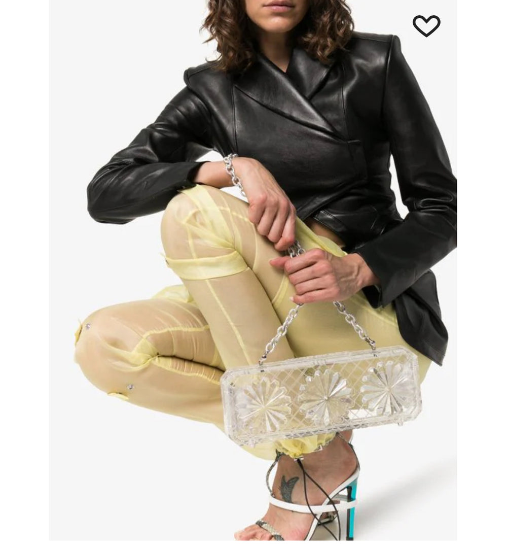 Y Project Acrylic Clutch/Shoulder bag