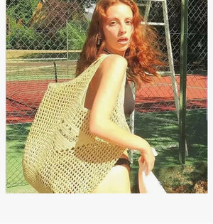 Straw Tote Bag