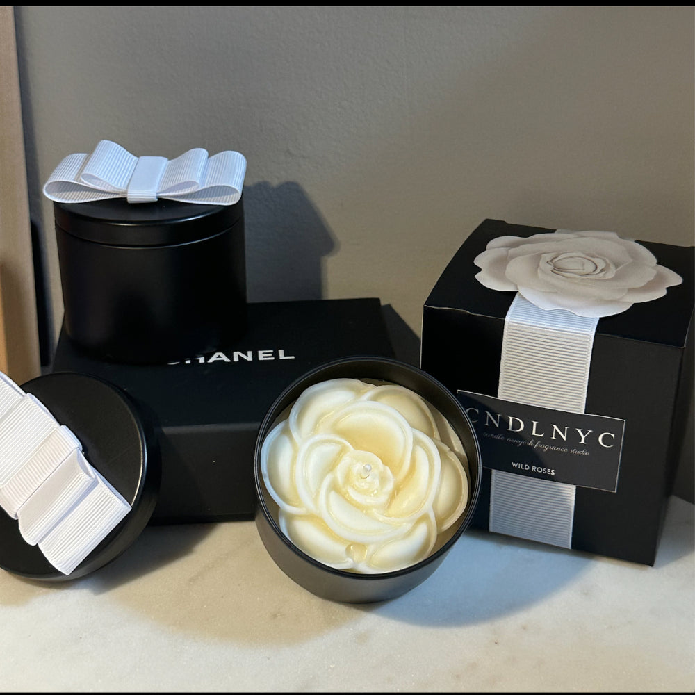 CNDLNYC | Camellia Candle - A Luxury Gift for All: Sunday Morning - Linen & Citrus- 2 for $90