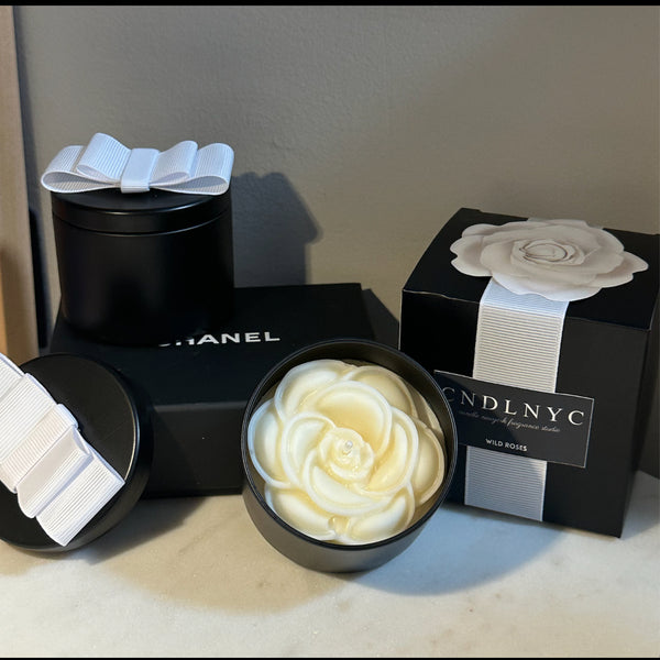 CNDLNYC | Camellia Candle - A Luxury Gift for All: Sunday Morning - Linen & Citrus- 2 for $90