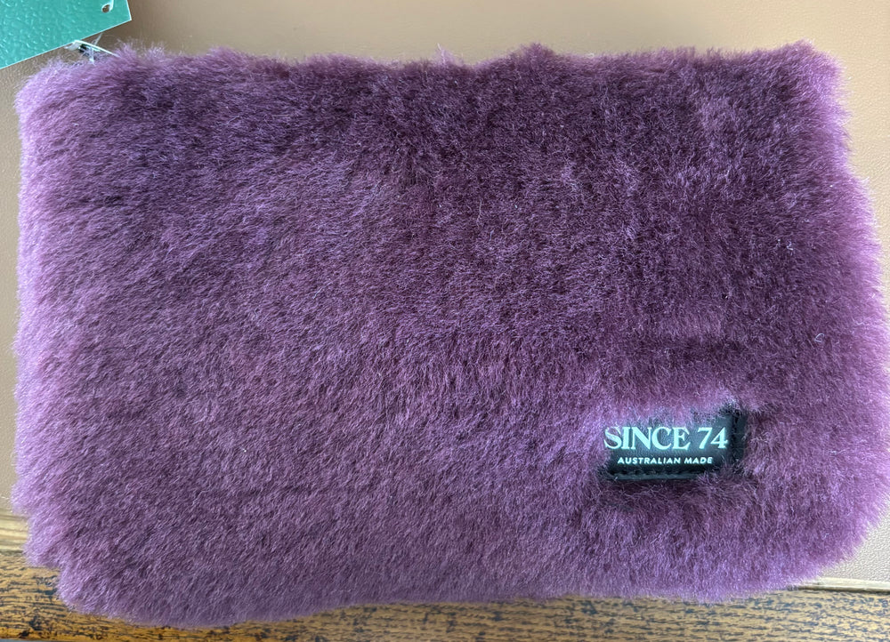 Since 74 The Real Ugg Australia Sheepskin Clutch in Raisin