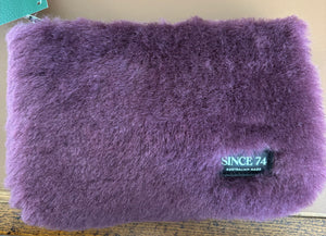 Since 74 The Real Ugg Australia Sheepskin Clutch in Raisin