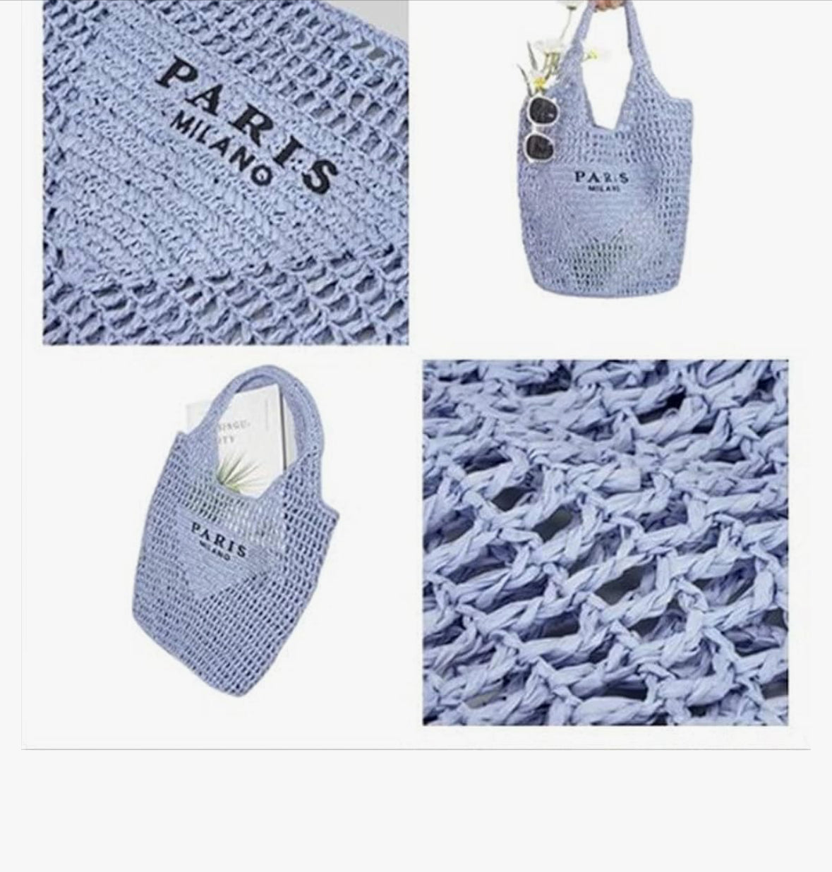 Straw Tote Bag