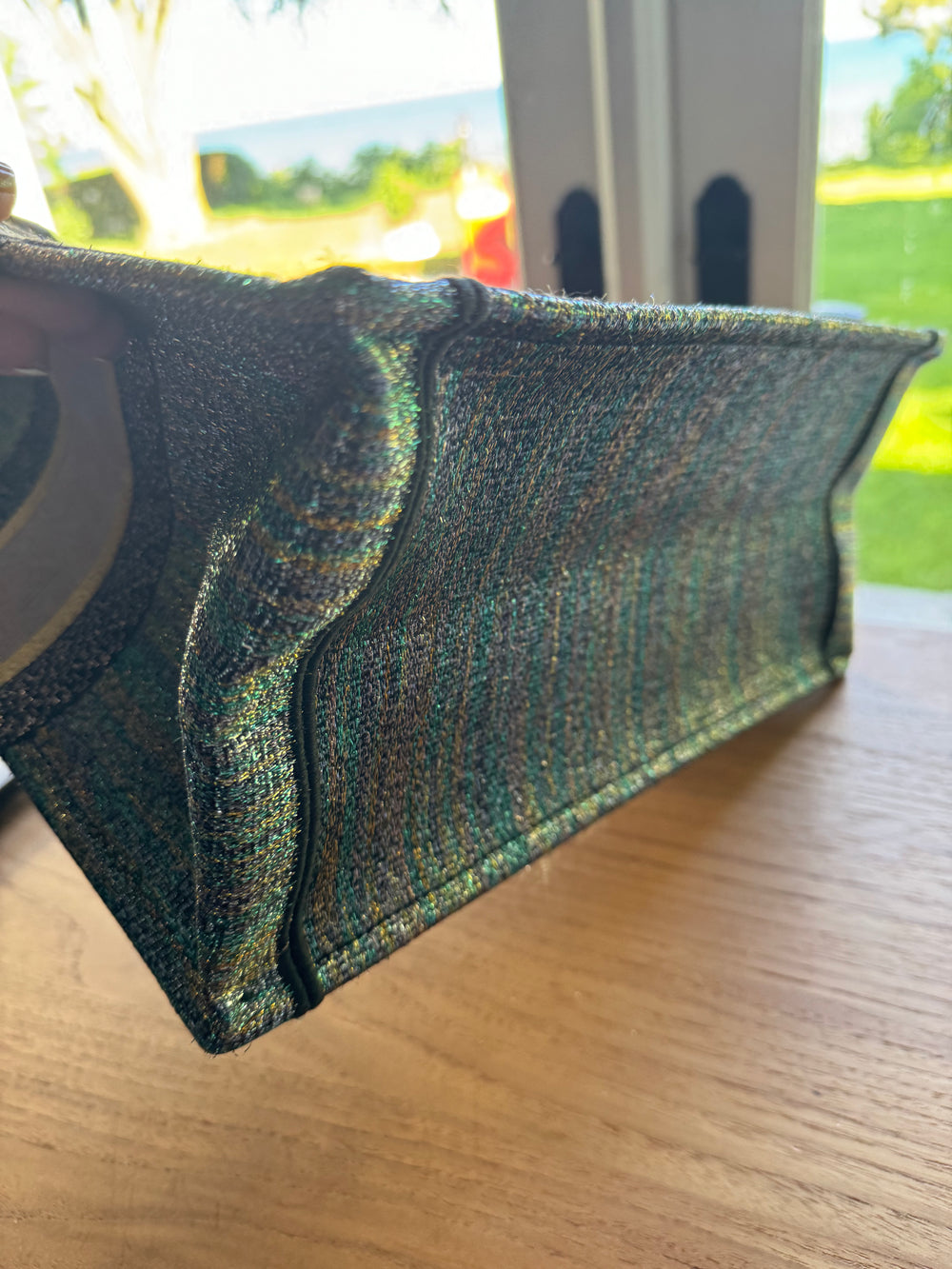 Christian Dior Medium Book Tote metallic multicolour