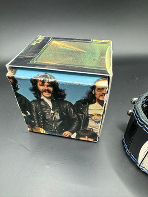 Vinyl Record Leather bracelet. Doobie Brothers