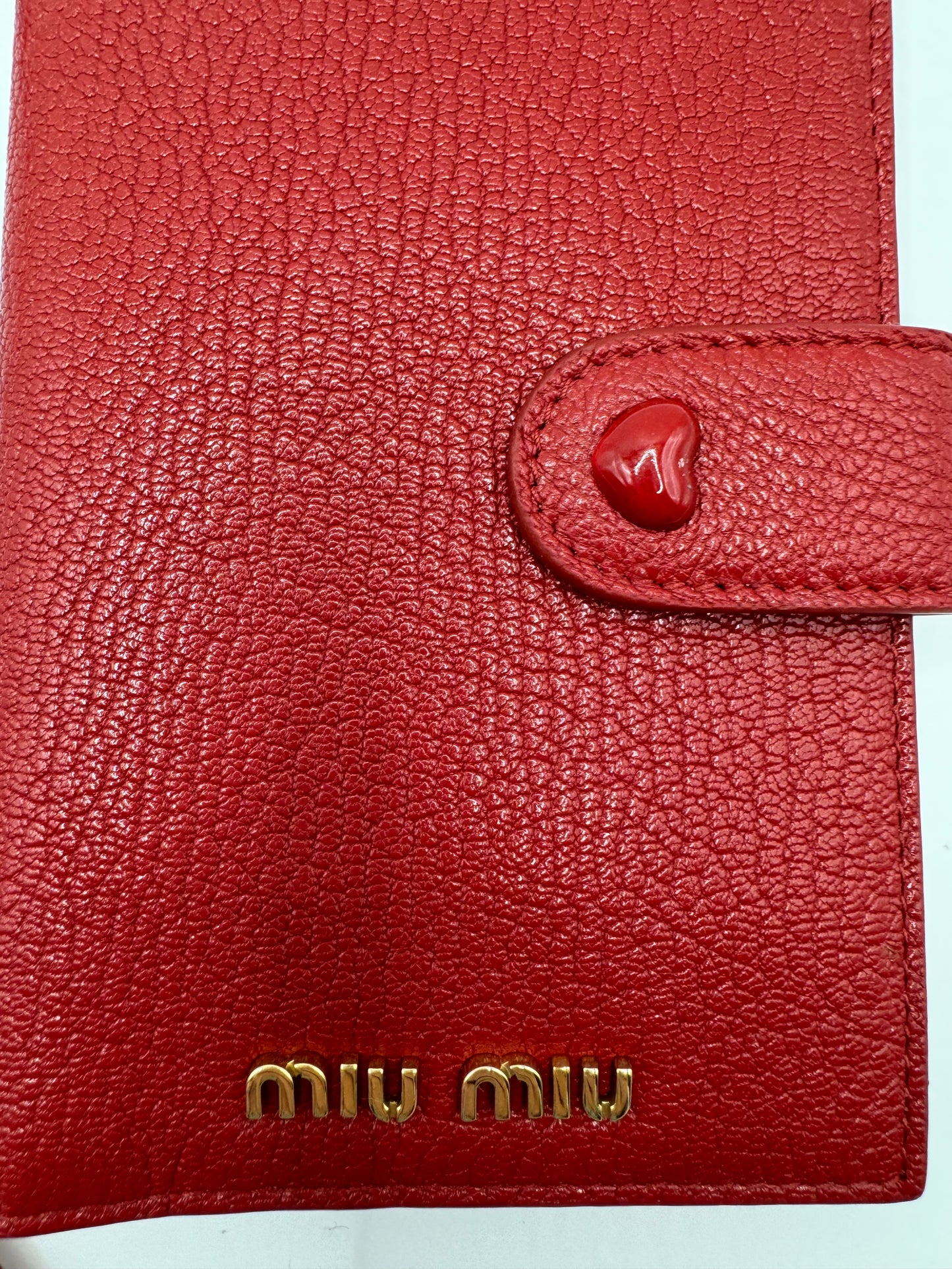 Miu Miu Card Holder on leather strap