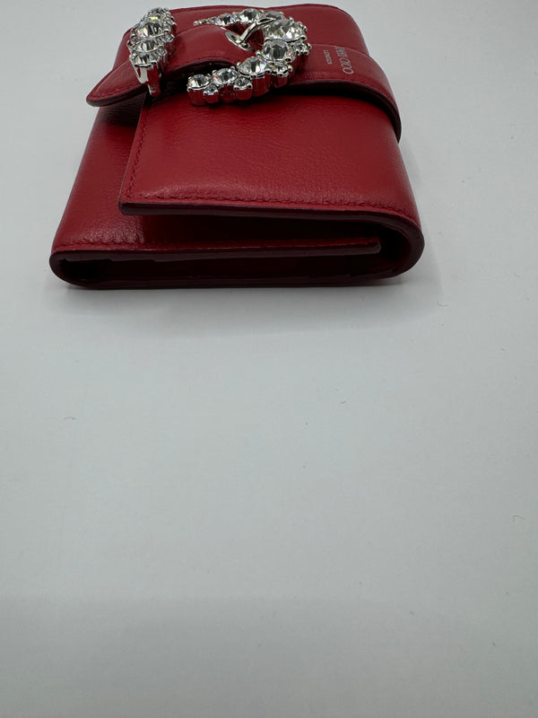 Jimmy Choo Cerise Fold out wallet in red