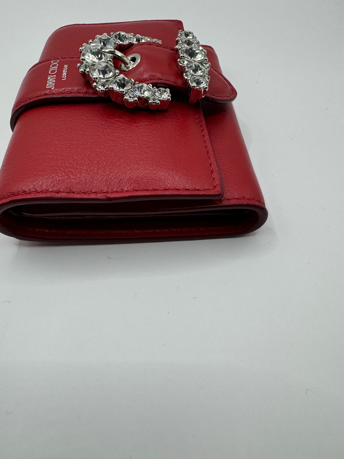 Jimmy Choo Cerise Fold out wallet in red