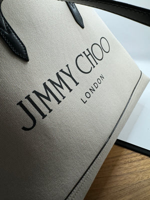 Jimmy Choo Canvas Two Tone Tote