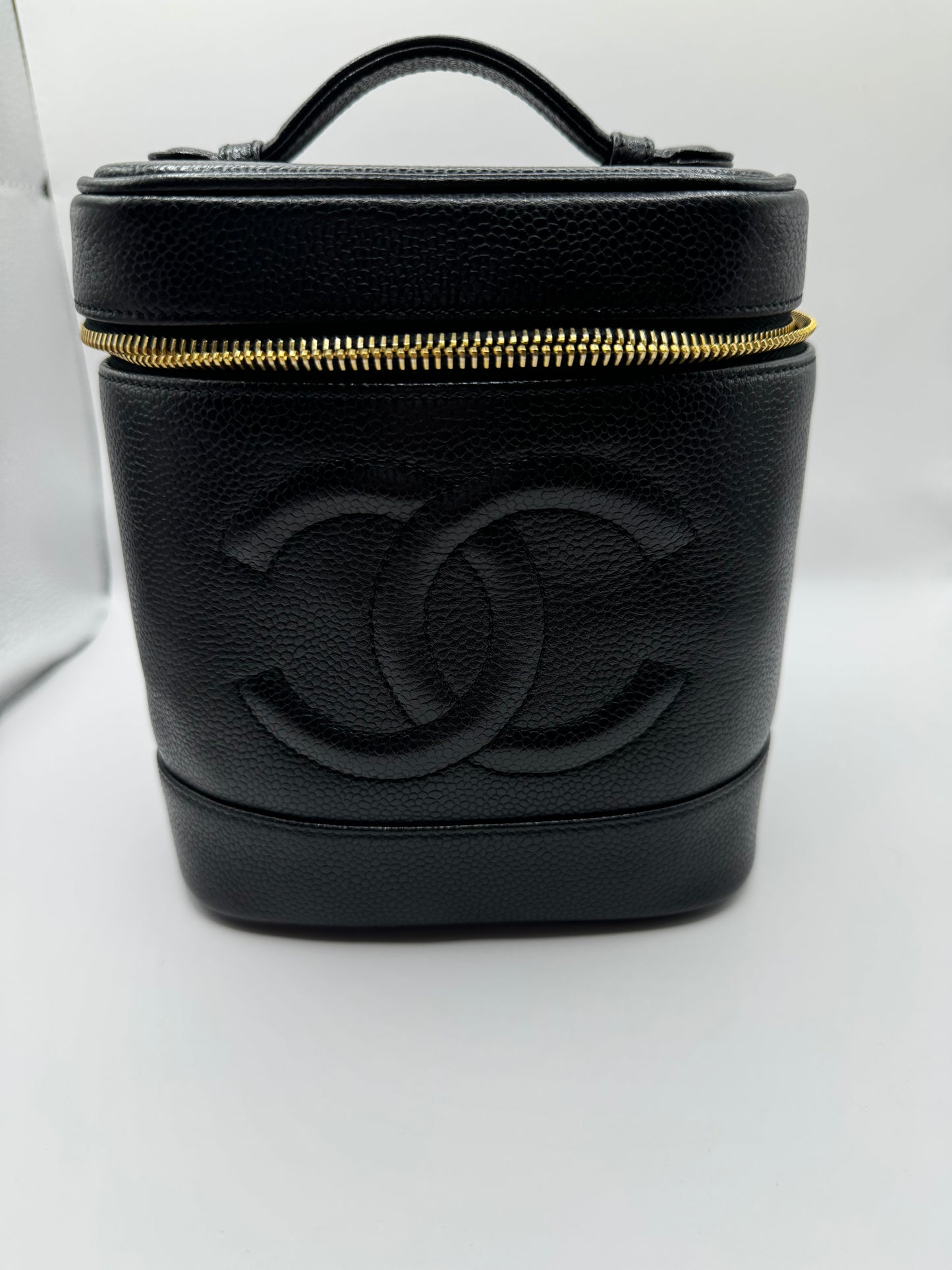 Chanel Caviar CC Vanity Case Caviar leather