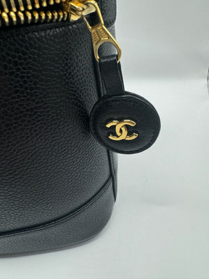 Chanel Caviar CC Vanity Case Caviar leather