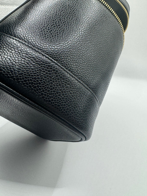 Chanel Caviar CC Vanity Case Caviar leather