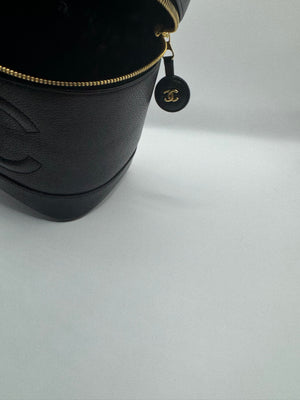 Chanel Caviar CC Vanity Case Caviar leather
