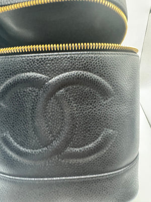 Chanel Caviar CC Vanity Case Caviar leather