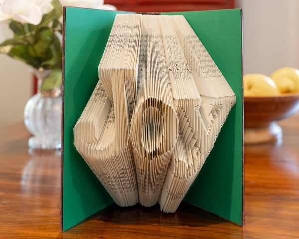 Fold-It-Yourself Sculpture - Home, Joy  and Heart