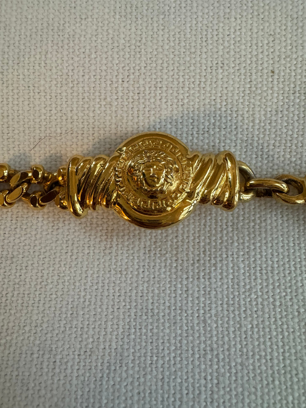 Versace Medusa vintage black bijoux bracelet