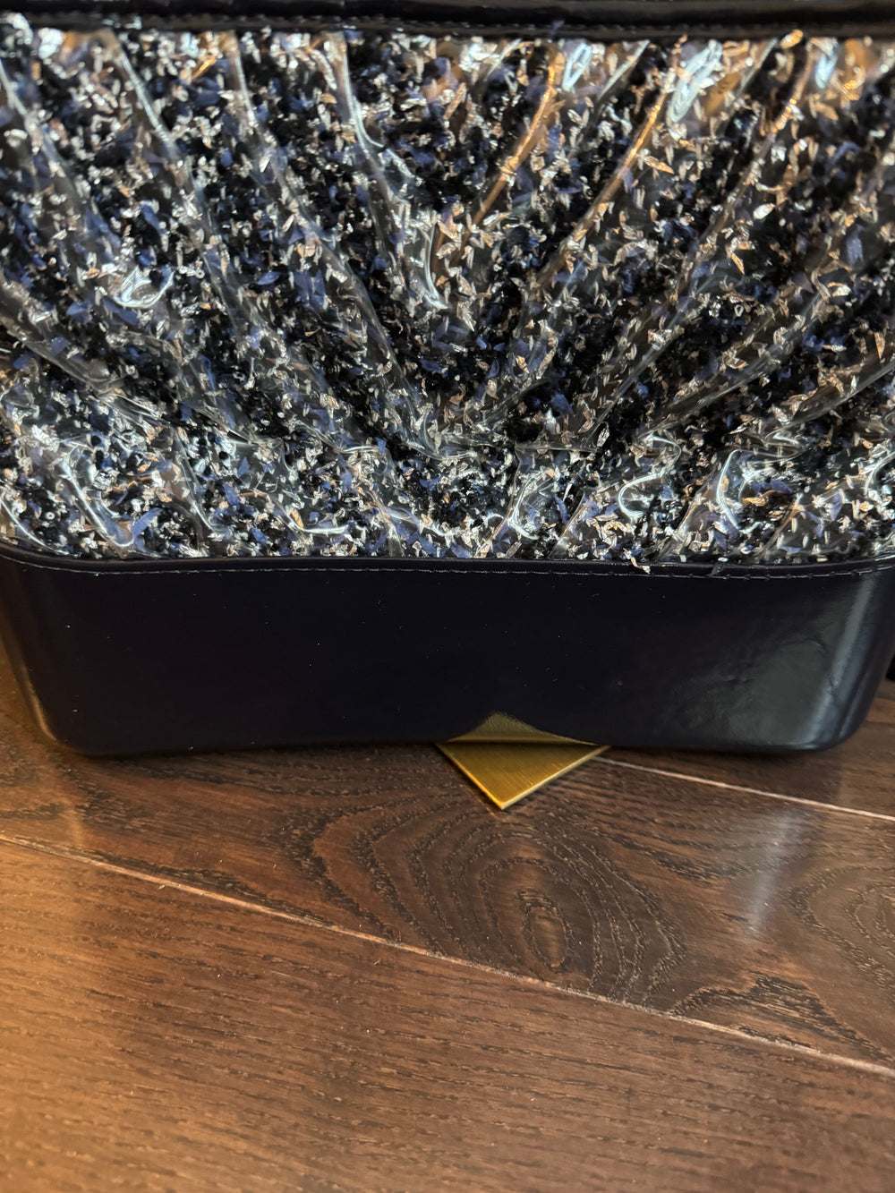 Chanel Gabrielle Herringbone CC chain shoulder bag PVC/Tweed