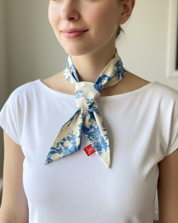 French Toile de Jouy TWILLY - Pink or Blue