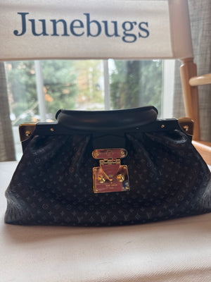 LOUIS VUITTON
*Like New & Rare* Black Monogram 2way Clutch Chain Shoulder Bag