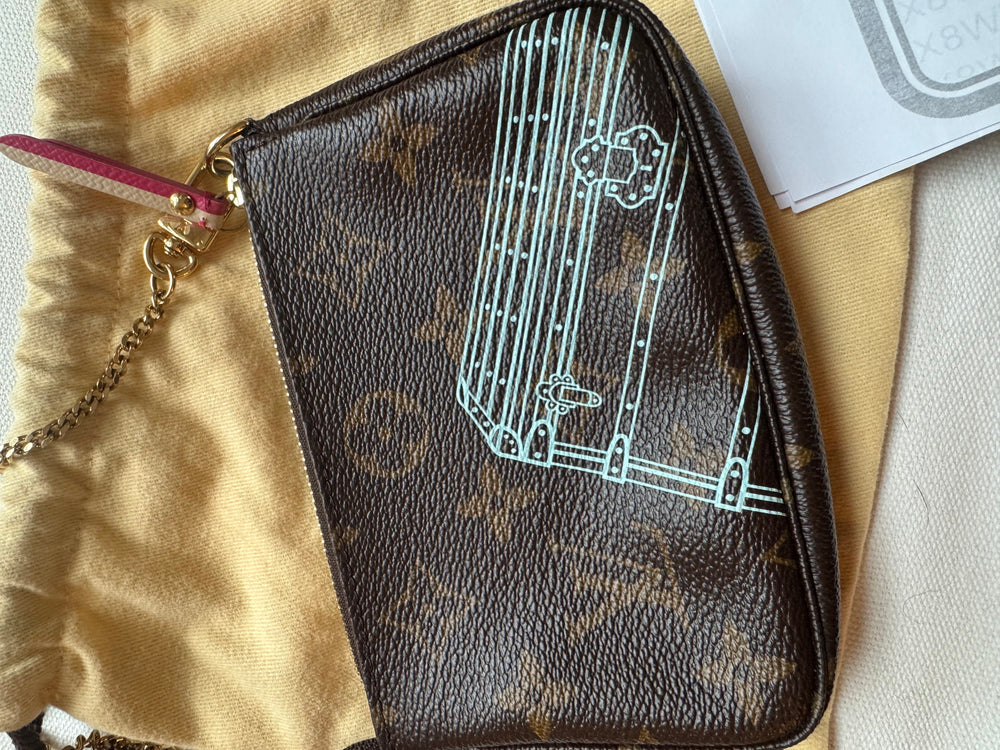 LOUIS VUITTON - PRISTINE✨Damier Ebene Mini Pochette Accessories