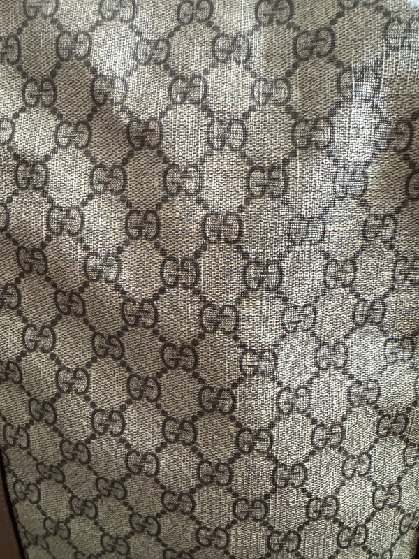 Gucci Beige/Brown GG Supreme Canvas Medium Nice Tote