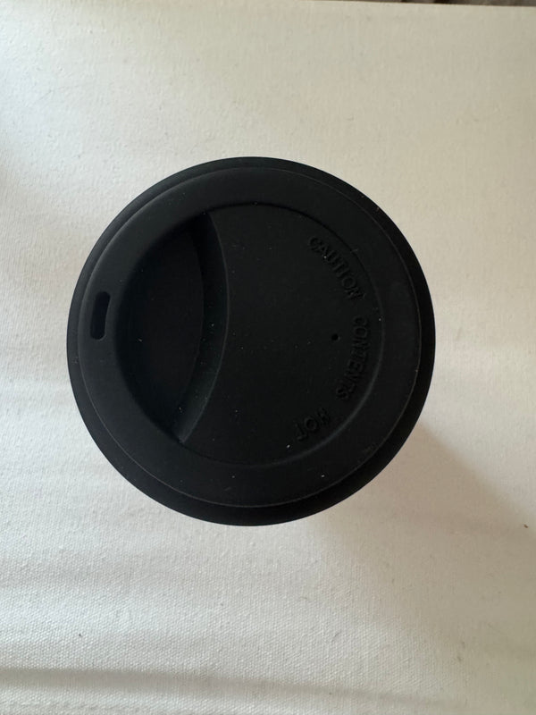 Saint Laurent ceramic black star coffee travel cup- new