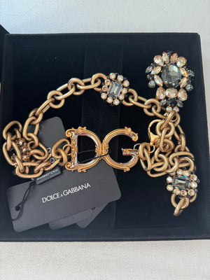 Dolce & Gabbana DG Girl Crystal Belt