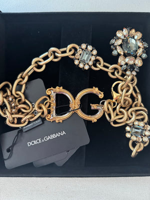 Dolce & Gabbana DG Girl Crystal Belt