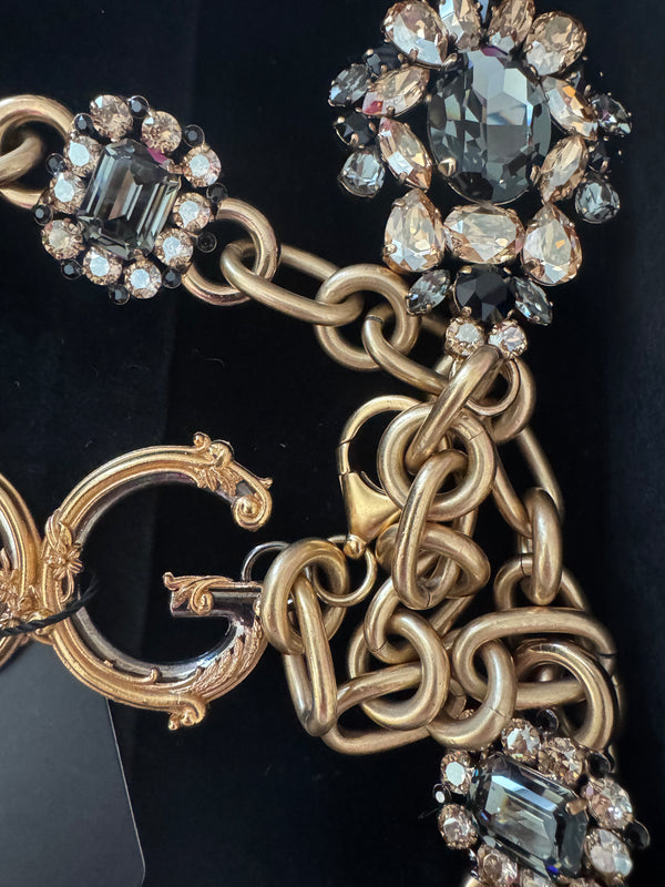 Dolce & Gabbana DG Girl Crystal Belt