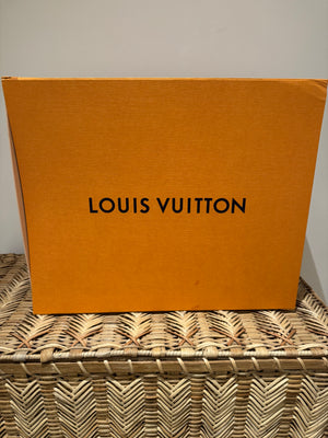 Louis Vuitton New White Gradient Empteinte leather Neverfull MM with pouch