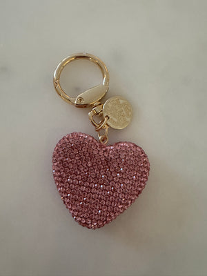 Crystal Heart Charms