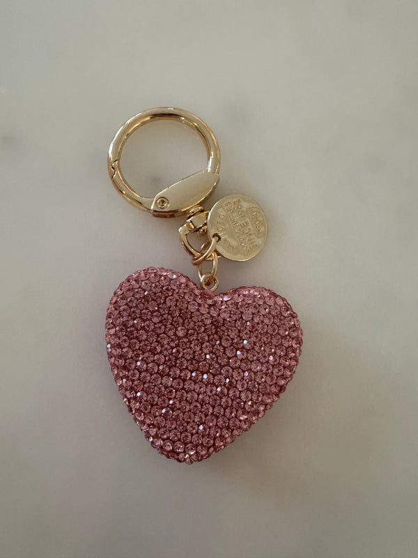 Crystal Heart Charms