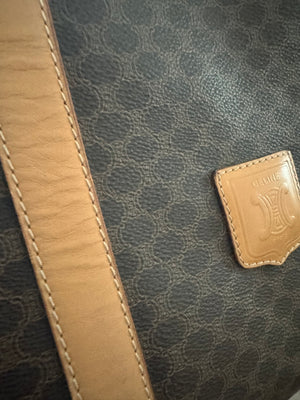 CELINE - Triomphe Coated Canvas Travel Bag