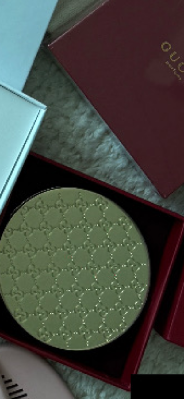 Gucci Gold Compact Mirror new in box