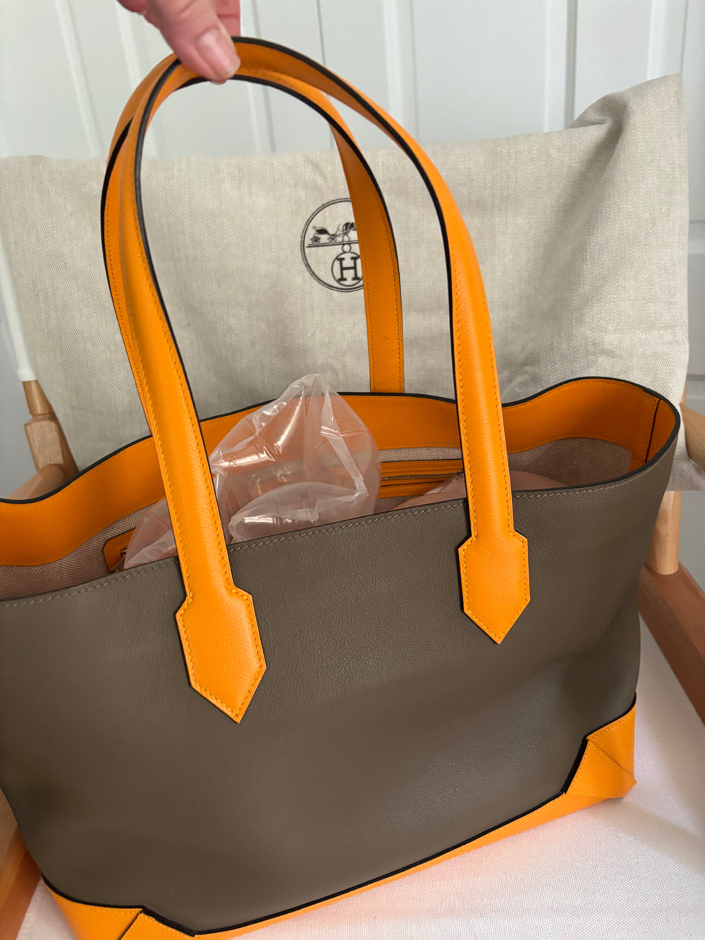 Hermès Maxibox Cabas 36 – Premium Leather Large Tote