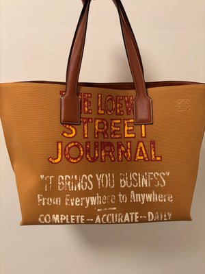 Loewe T Shopper Tote – “Street Journal” Limited Edition