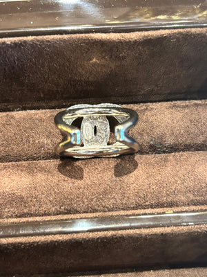 Chanel Crystal CC Ring