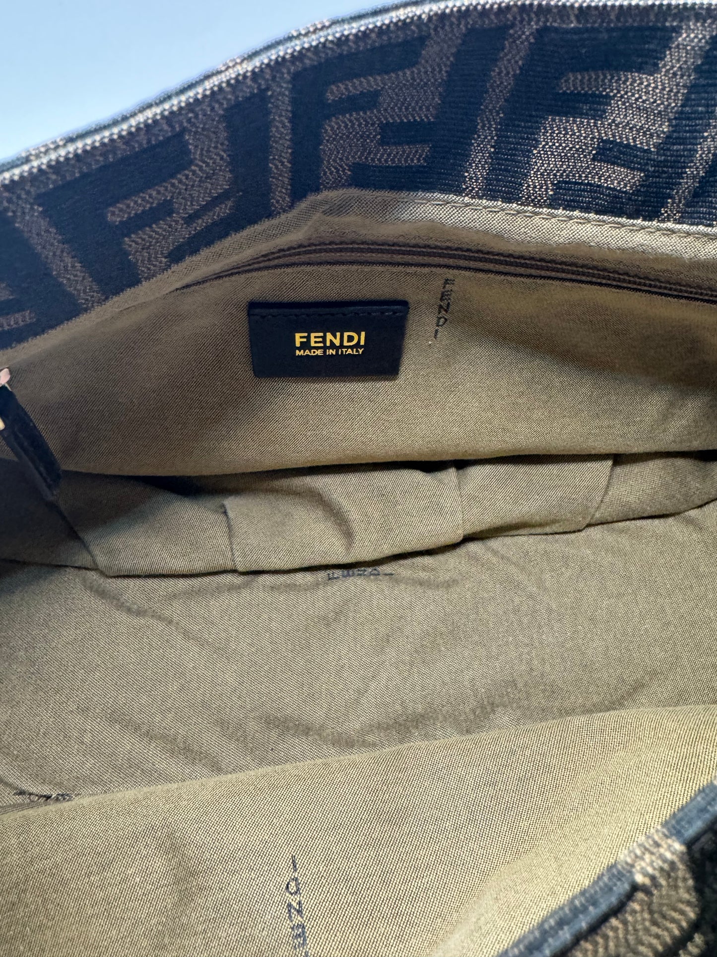 Fendi FF Zucca Mia Canvas with braided strap