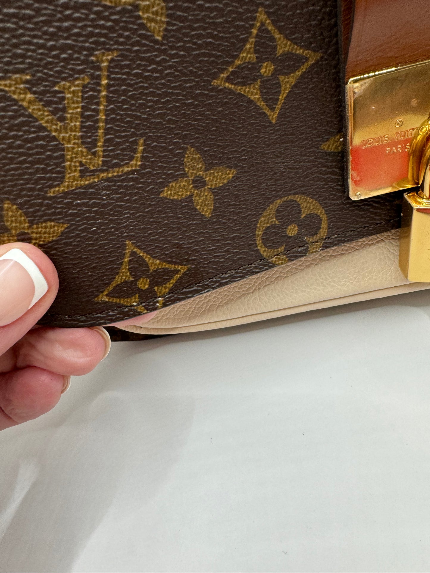 Louis Vuitton Vaugirard Leather Handbag