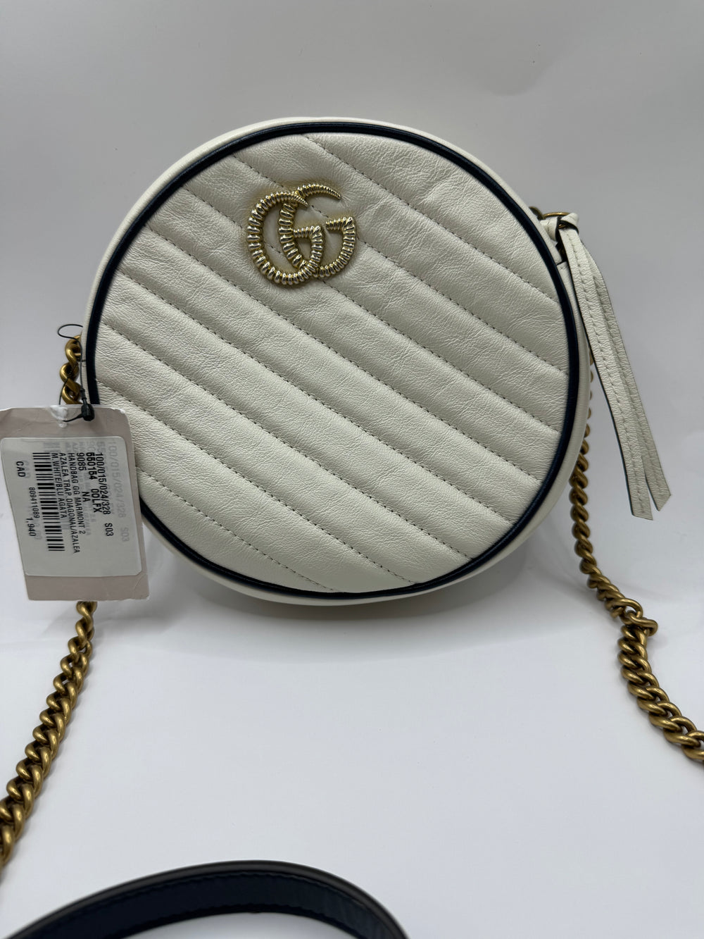 Gucci GG Marmont Mini Torchon Matelasse Round Soulder Bag