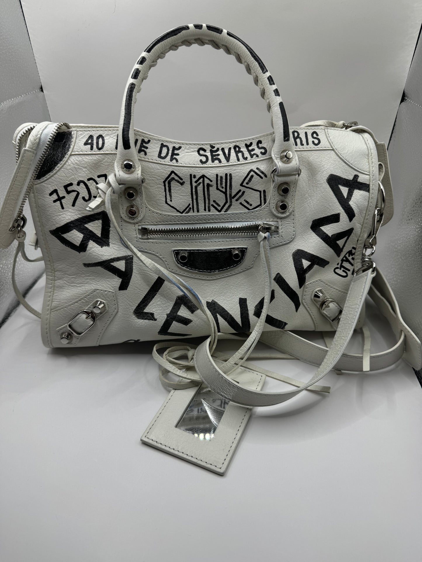 Balenciaga Graffiti City Bag