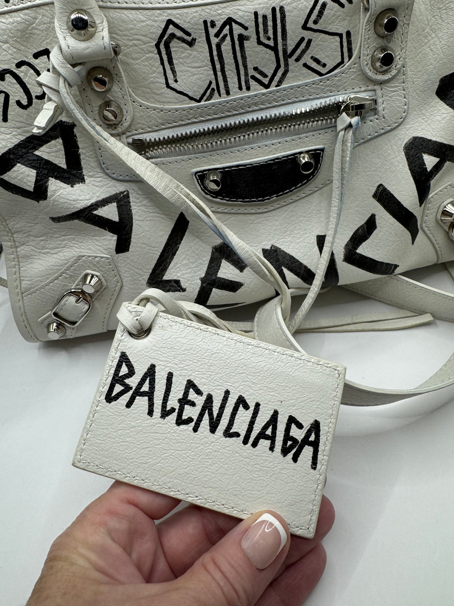 Balenciaga Graffiti City Bag