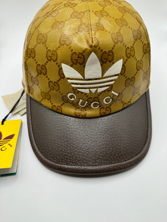 Gucci/Adidas GG leather hat