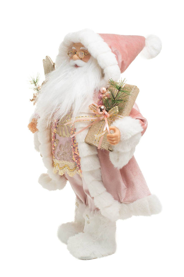 Blush Christmas Wishes Santa | 19″