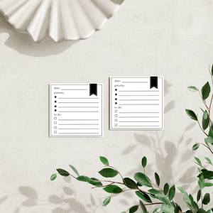 Daily To Do List & Priority Plan: 50 Sheet Post-It Notepad