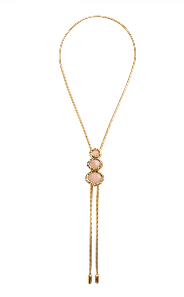Millie Gem | 14K Gold PVD Bolo Lariat Necklace