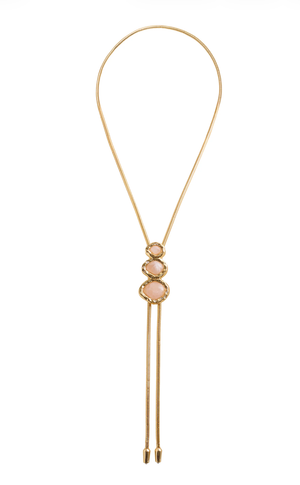 Millie Rose | 14K Gold PVD Bolo Lariat Necklace